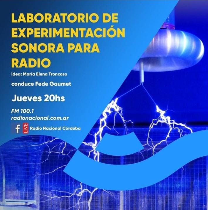NacionalCordoba's tweet photo. 🎙️#AIRE
En fm 100.1 escuchas #LaboratoriodeExperimentaciónSonora con 
@fedegaumet
 
Todos los jueves, de 20 a 21hs, por FM 100.1.

Podés seguir el stream en: https://t.co/5Wvg2jog4L

WhatsApp 3517170505 https://t.co/ZXGnUzEym1