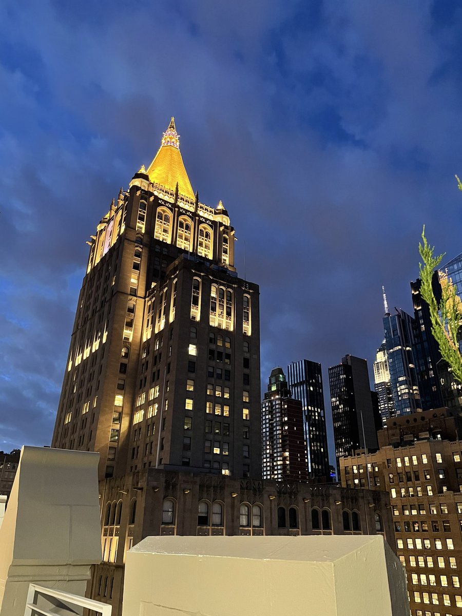 Rooftop views from 345 Park Avenue S. One of the main reasons I love this city. #citylife #lifescienceevent