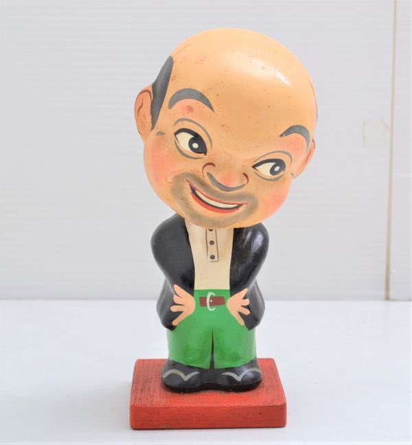 昭和30年代コメディアン浅草芸人「大宮デン助」首ふり人形①