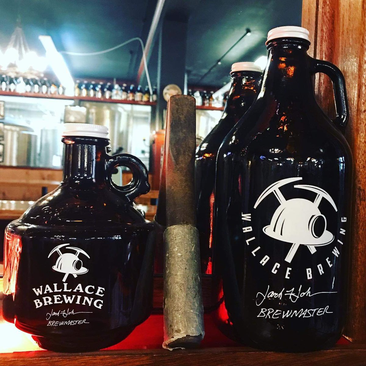 Thirsty Thursday! Half off growler fills!  #beerofhistoricproportion #centeroftheuniverse #orehousetastingroom #wallacebrewing