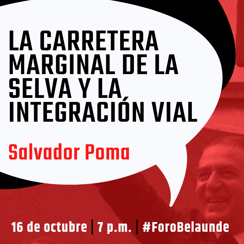acciopopulismo's tweet photo. #ForoBelaunde | LA CARRETERA MARGINAL DE LA SELVA Y LA INTEGRACIÓN VIAL

Expositor: Salvador Poma (exdirigente de Acción Popular)

📅 Sábado 16 de octubre
🕖 7:00 p.m.
💻 FACEBOOK LIVE https://t.co/L3RGpaJYPW