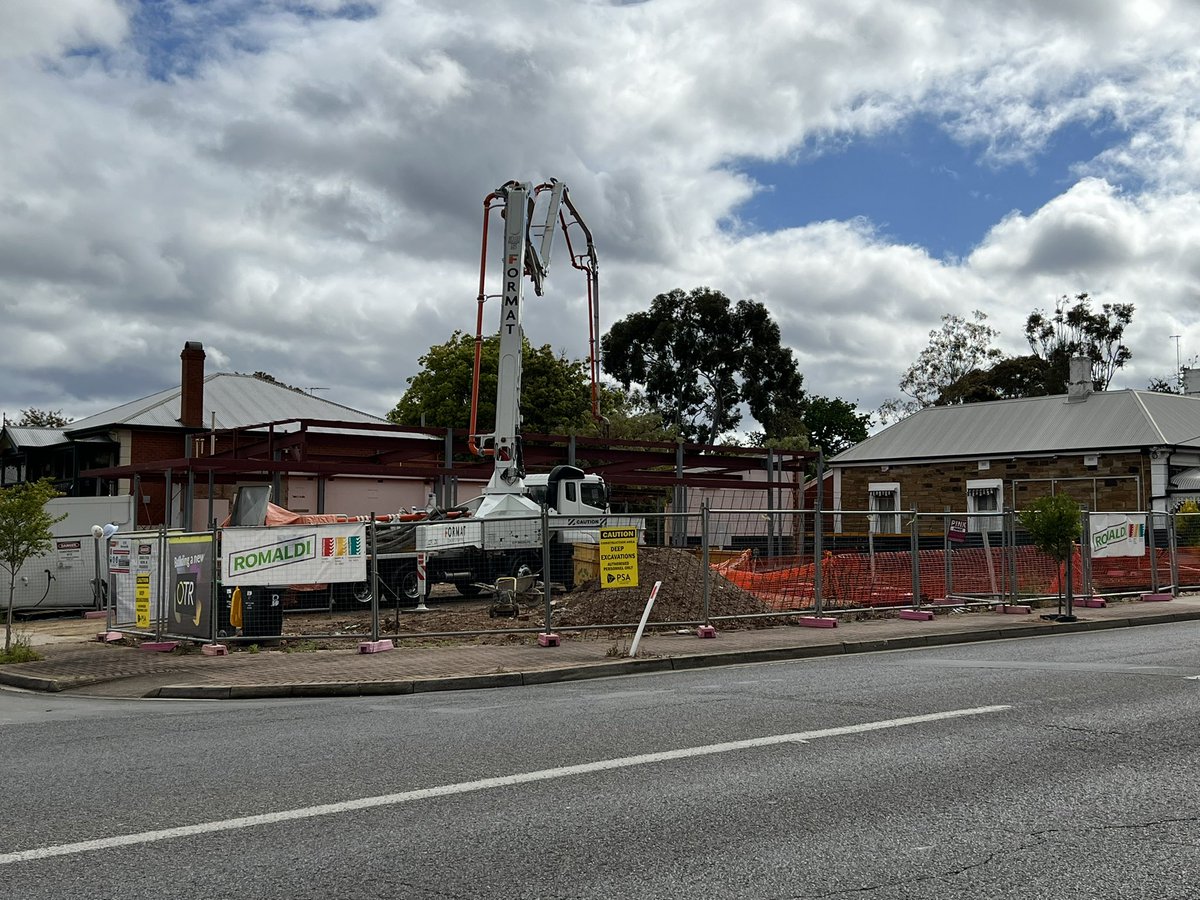 RomaldiPtyLtd's tweet photo. The transformation into OTR Marrayatville has begun …… with the warm weather starting to appear progress will ramp right up in the upcoming weeks!
#romaldi #romaldiconstructions #teamromaldi #builder #commercialconstruction #buildersadelaide #buildersofinsta https://t.co/bwvEUIe2zn