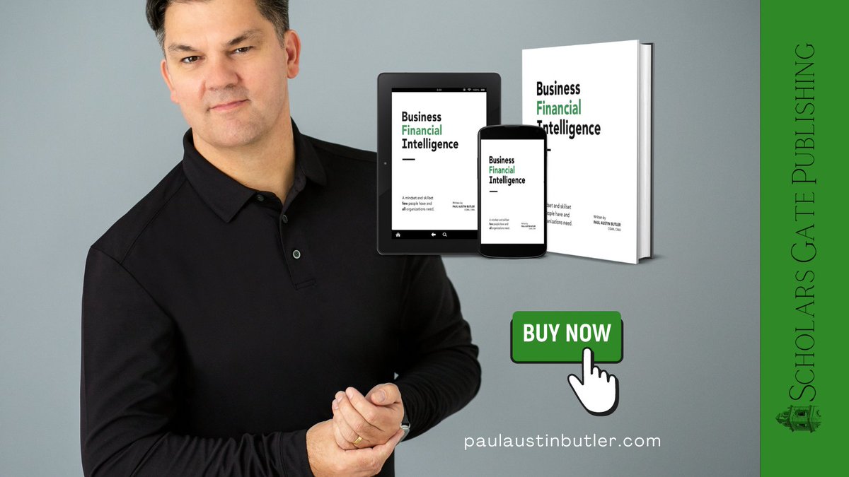 PaulButlerNL's tweet photo. Well, I am grateful to report that my first book is now available: 'Business Financial Intelligence—a mindset and skillset few people have and all organizations need.'

Here's the US Amazon link: https://t.co/ZSVt0G0X8D
Here's the UK Amazon link: https://t.co/GRbY5RzGJo https://t.co/smeAdjU9yI