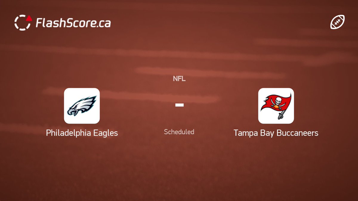 FlashScoreCA's tweet image. The Birds hosting the Bucs on a night where Brady might just reach another all time QB plateau.
#TNF 

flashscore.ca/game/21jwy1nJ/…