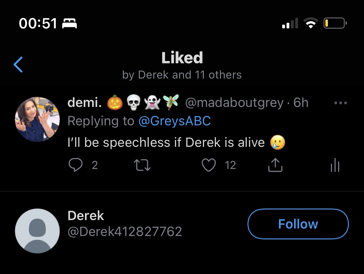 writerIikeme's tweet photo. EVIDENCE!!! #derekisalive https://t.co/rU1ysL5cIz