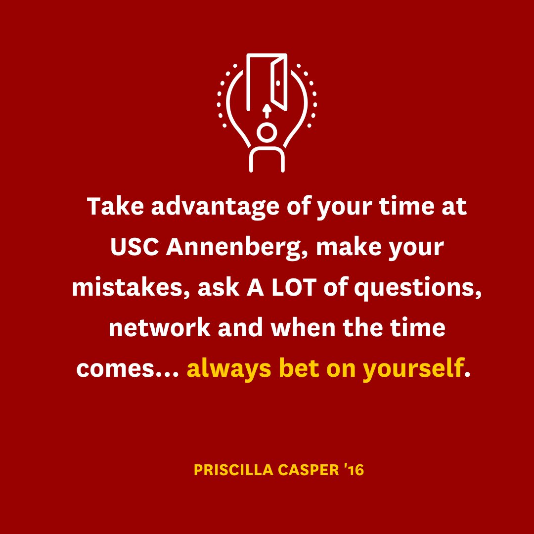 Check out this week's #KeepingUpWithASCJAlumni on our Instagram (<a href="/ascjalumni/">USC Annenberg Alumni</a>)! ✌️