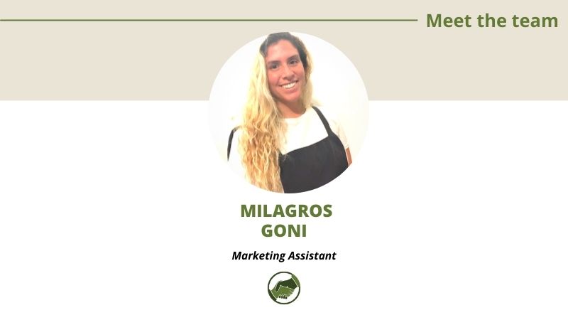 Milagros (Millie) Goni, recently joined us as our new Marketing Assistant. Milagros lives in Tel Aviv, Israel &amp; she specialises in digital marketing, looking for a way to use &amp; combine communication so that more people can learn about projects that help build a better society.