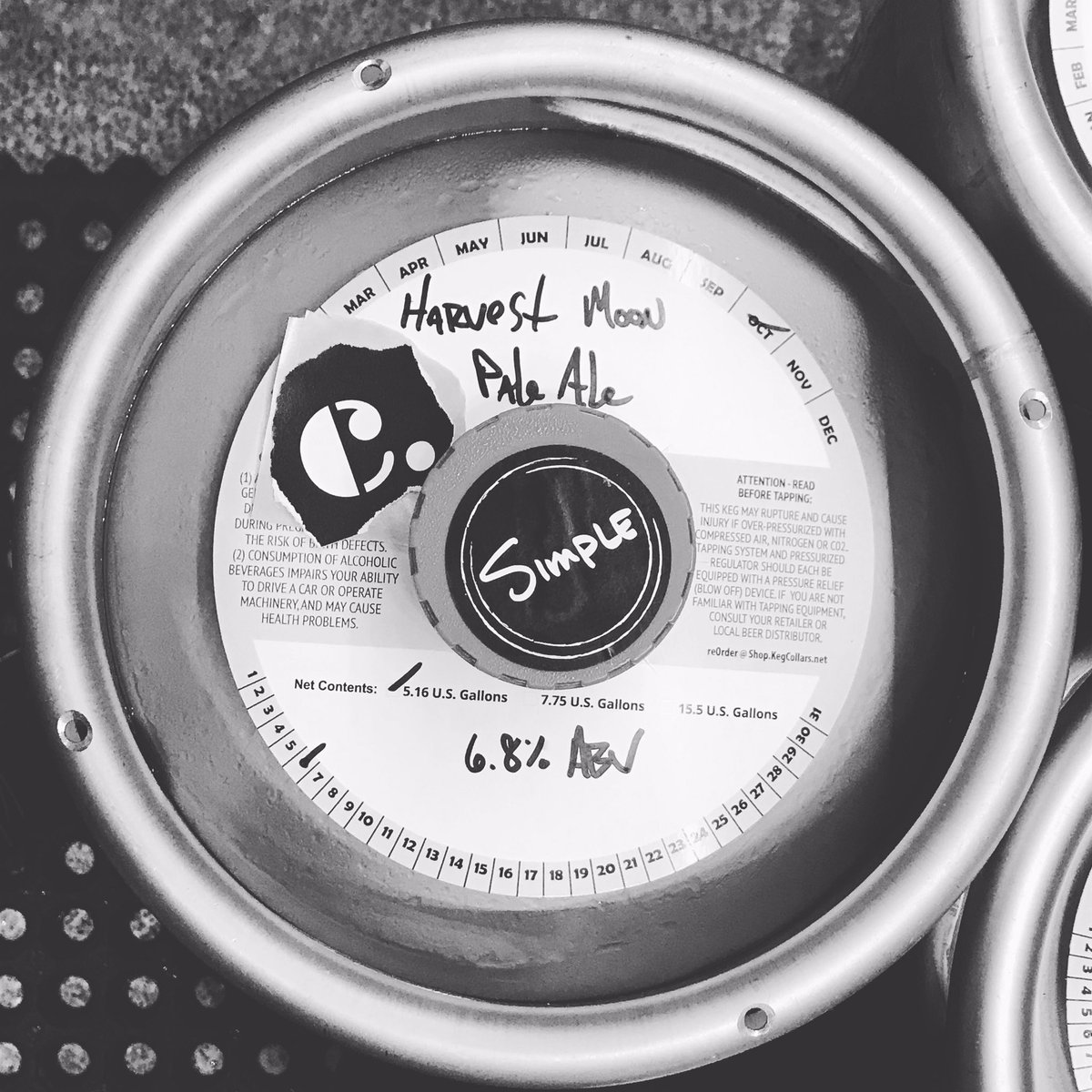 SimpleBeerCo's tweet image. Try our @CircaBrewingCo collab Harvest Moon rye pale ale on tap @greatsofcraft @SomedayBarNYC @PeculierPub Thanks for sharing our beer!

#collab #craftbeer #community #simplebrewing #circabrewing #brewing #greatsofcraft #somedaybarnyc #peculierpub #harvestmoon #ryepaleale
