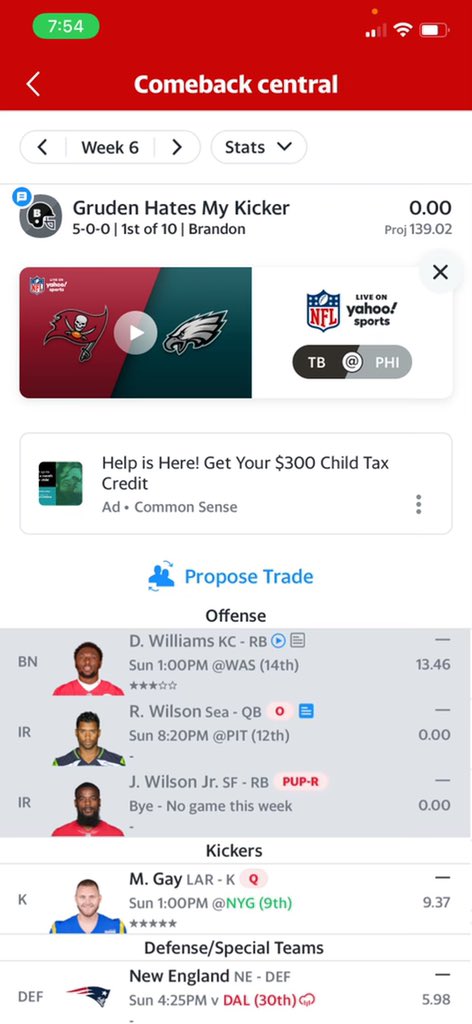 Bnotowitz's tweet image. Thinking of a new Fantasy Football name? I think this one works. #FantasyFootball #sports #JohnGruden #NFL @espn @MatthewBerryTMR @AdamSchefter Any thoughts?