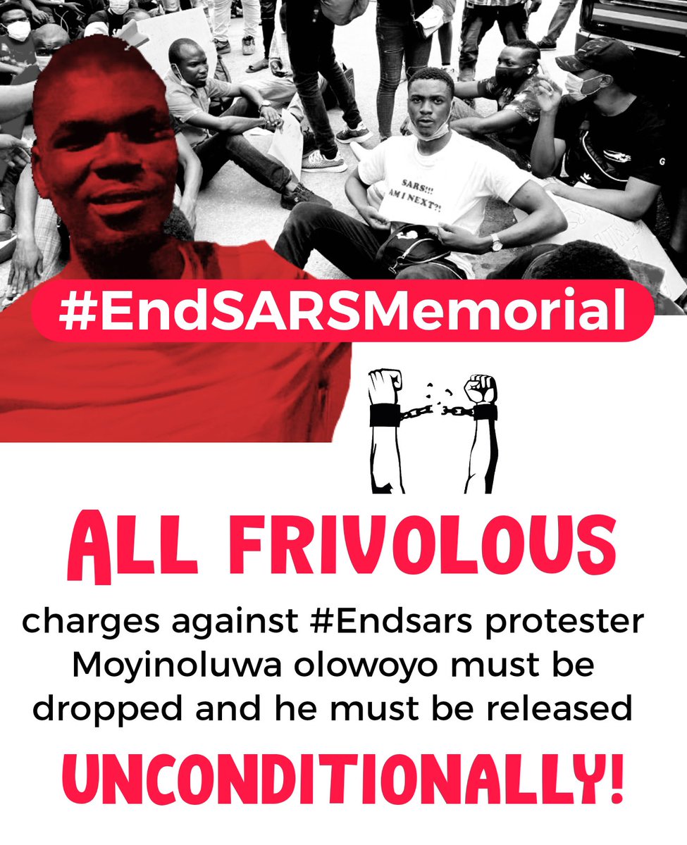 netufo_t's tweet photo. We are no longer afraid! All #Endsars protesters must be released unconditionally! October 20th protest! @sowore @UKParliament @UKinNigeria @amnestyusa @BabaAye @ayemojubar https://t.co/C92wgLsor8