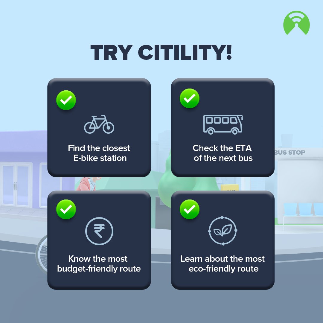 citilityapp's tweet photo. Searching for commute is a part of our everyday work. We are here to make your work easier with our 4 in 1 awesomeness. When thinking about commute, think of citility.!
#easycommuting #bus #ebike #urbanmobility #travelsafe #lifestyle #commuterlife #suratcity #citility https://t.co/MUV51hVb3V