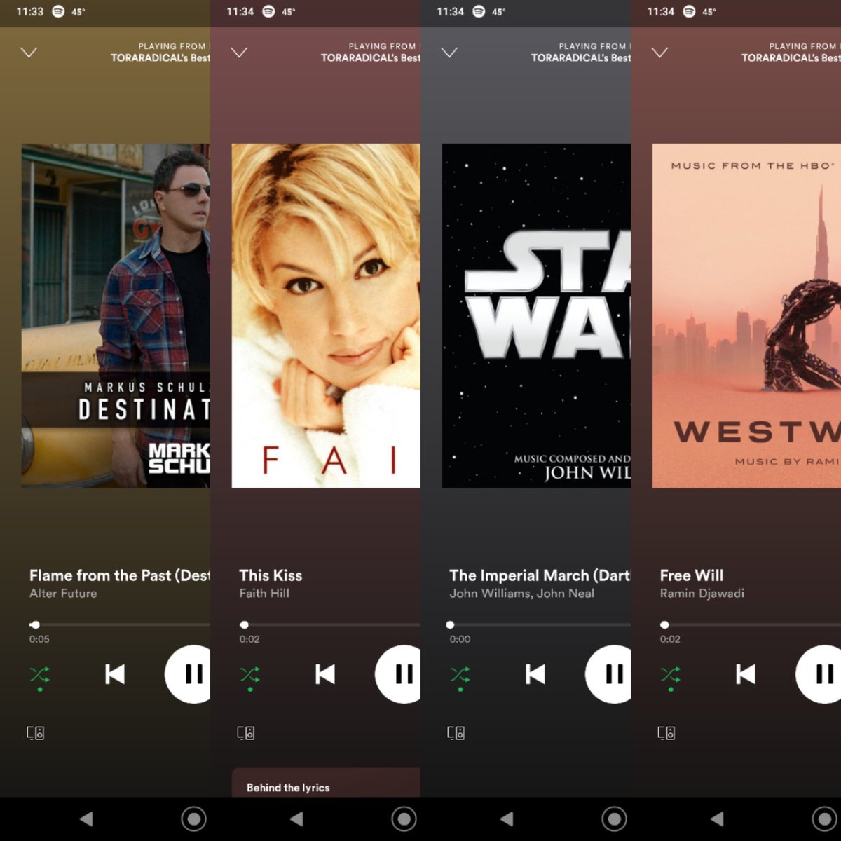 DJSangsta's tweet photo. #First4Songs on 10-14-21: #FlameFromThePast by #AlterFuture remixed by #MarkusSchulz, #ThisKiss by #FaithHill, #TheImperialMarch by #JohnWilliams and #JohnNeal, #FreeWill by #RaminDjawadi.
#music #DJSangsta #musicislife #Spotify #musicismyescape #oooShiny https://t.co/9TU7RjCx6H