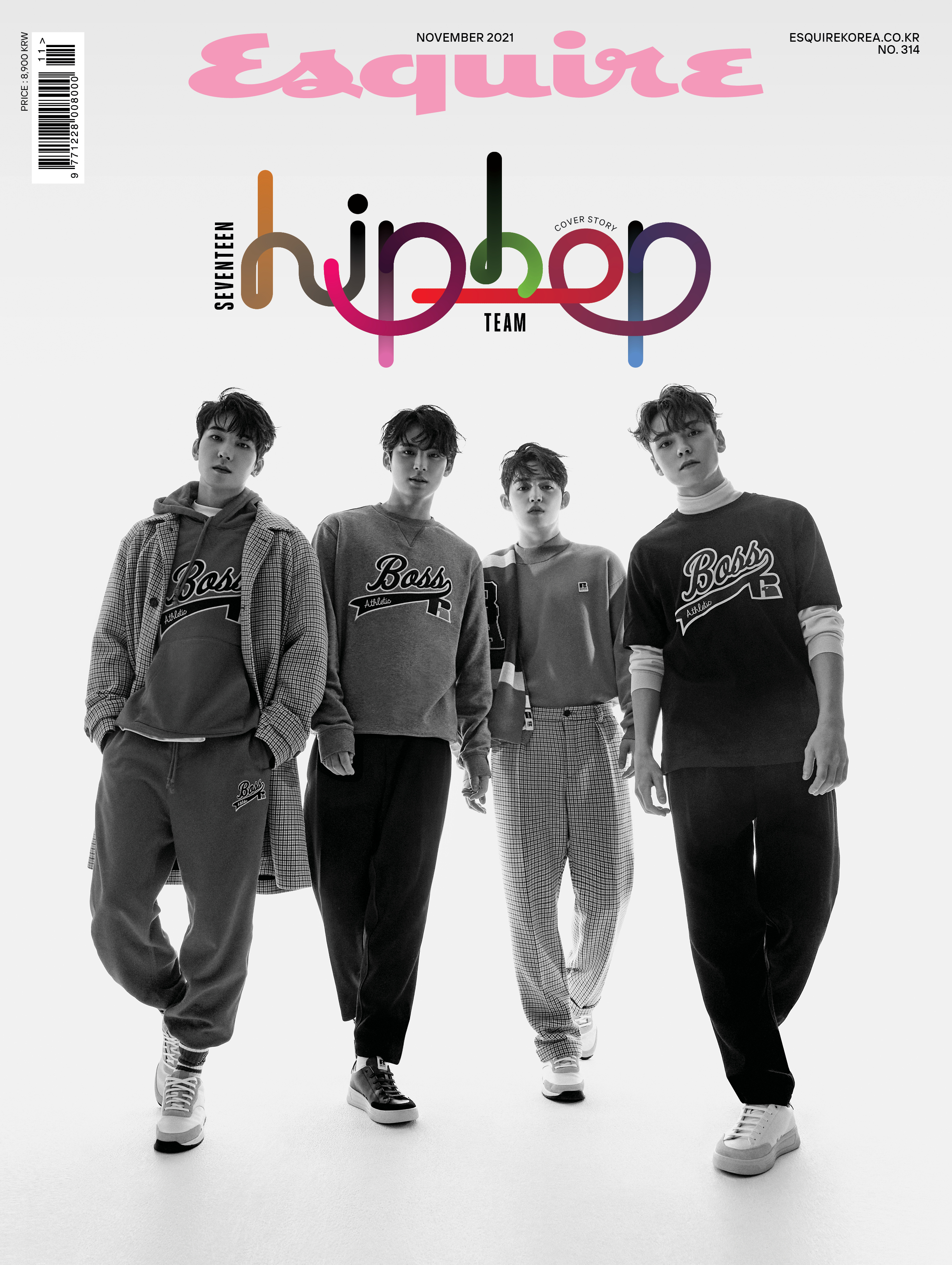 SEVENTEEN 掲載雑誌 INDEED ヒップホップチーム Seventeen Hiphop Team (Scoups, Wonwoo, Mingyu, Vernon) for