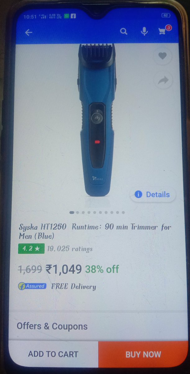 ArshadAPervez's tweet photo. Hello @Flipkart why my order cancel three times automatically 😡 #retailnet @jagograhakjago https://t.co/zQmBLt5NSR