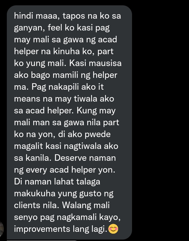 speechless ako ditoo🥺❤ sana lahat ganto mindset🥺 thaankyouu mah😚🥺