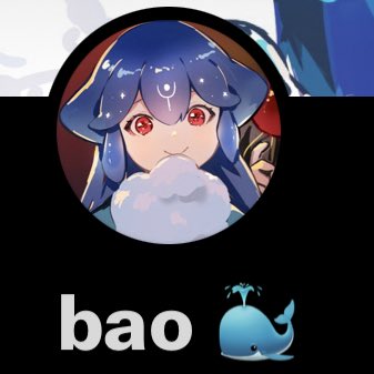 「We're matching now 🥺💙 」|Bao 🐳 52-Hertz Whaleのイラスト