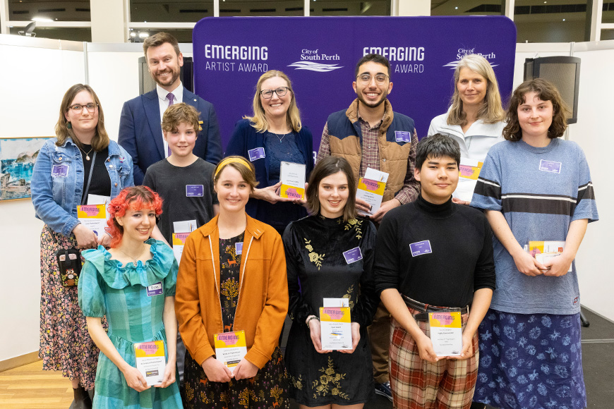 Congratulations to the winners of the 2021 Emerging Artist Award who were announced at the opening of the 19th annual Emerging Artist Award Exhibition last night at South Perth Community Hall. Read more at bit.ly/3aC2was