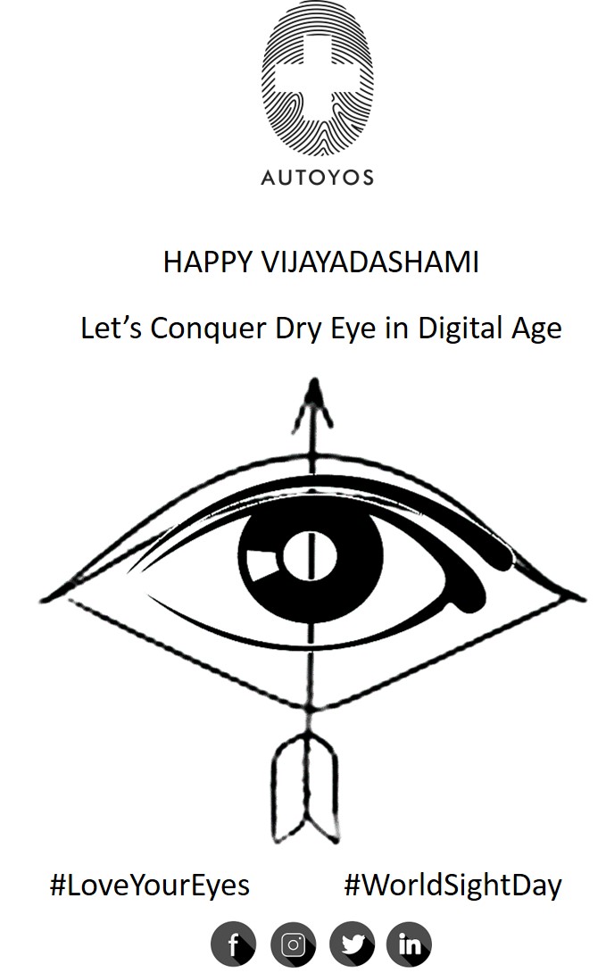 AutoyosPvtLtd's tweet photo. Happy Vijaya Dashami!🏹🎇
Pledge to #LoveYourEyes 
Let's conquer Dry Eye in Digital Age!
#WorldSightDay2021 https://t.co/6hOYvPTVC8