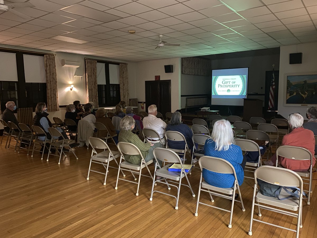 jaboschen's tweet photo. We had a nice turn out Wednesday night for the screening of "A Gift Of Prosperity".  The next public screening will be in December at the Field Memorial Library!  Watch for details! https://t.co/IhxLSGM36m