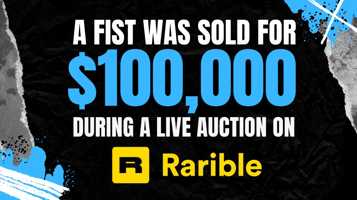 definanceapp's tweet photo. 📢Rebels 😎✊
"A Fist was Sold For $100,000 During a Live Auction on Rarible!"
We are on @TechTimes_News 🚀
🤯ARTICLE: https://t.co/zqAc2eL9L3
✊Join the Rebellion: ✊https://t.co/EfpoWnR6pl
@rarible @veronandrino
#NFTCommunity #nftcollector #DeFi #CryptoNews https://t.co/lN0acqOexy