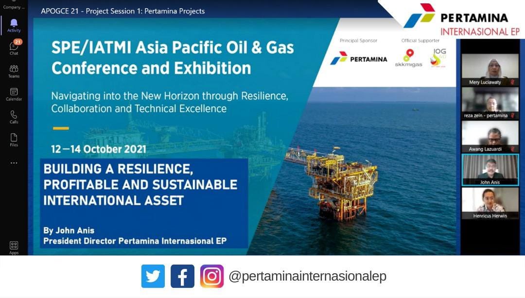 Pertaminapiep's tweet photo. John Anis, Direktur Utama PT Pertamina Internasional EP menjadi salah satu pembicara di konferensi APOGCE hari ke-2, tepatnya di tanggal 13 Oktober 2021.
#SubholdingUpStream
#PIEP
#EnergizingYou
#APOGCE2021 https://t.co/GKGLxGcOOD
