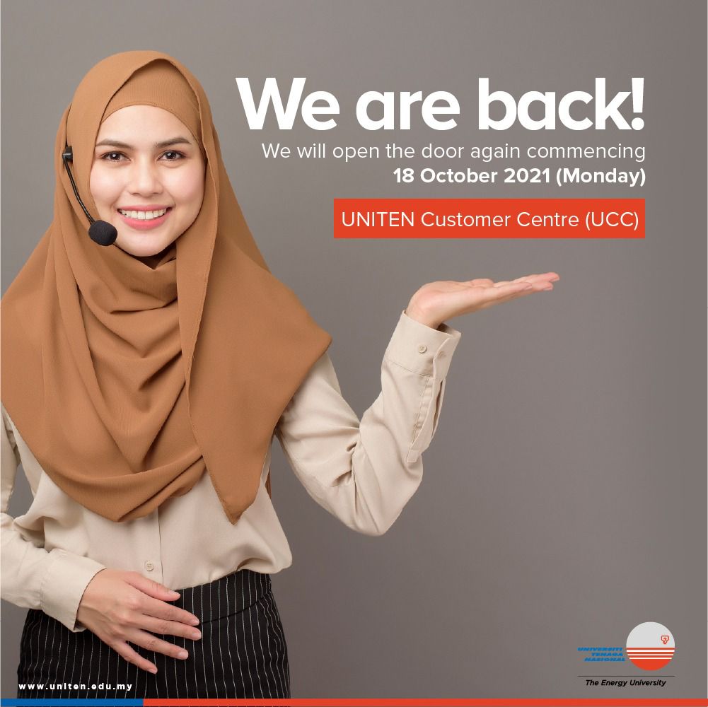UnitenK's tweet image. Hello ladies and gentlemen,

We are back to normal business hours.

Monday - Thursday : 8:30 am - 4:30 pm
Friday : 8:30 am - 12:00 noon &amp;amp; 2:30 pm - 4:30 pm
Weekend &amp;amp; Public Holiday : Closed

Please follow safety guidelines and keep yourself healthy.

#jommasukUNITEN