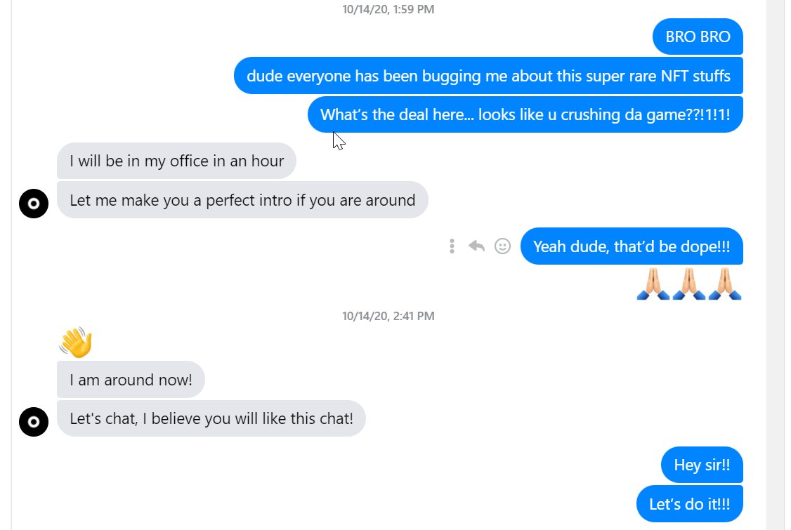 exactly one year ago today, i learned of NFTs. 😅