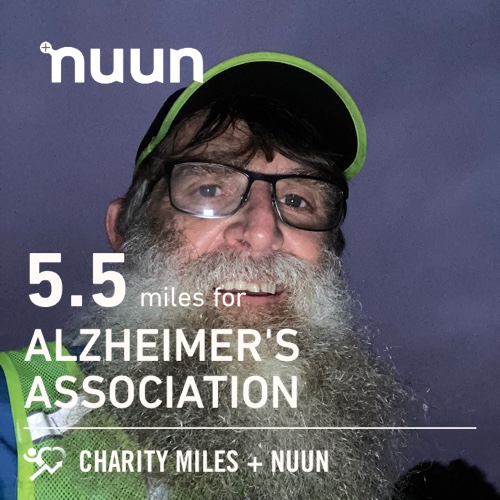 5.5 @CharityMiles for @alzassociation sponsored by @nuunhydration. Join the #muuvment! #nuunlife
