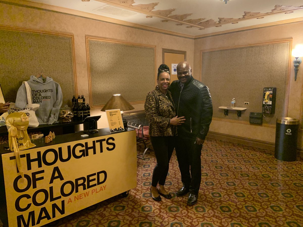 BrianMarable's tweet photo. Congratulations to my man BK Fulton and his company Soulidifly Productions for the opening of their new Broadway play “Thoughts Of A Colored Man”.

We are glad we were able to attend this great play and hopefully others can too.

 #ThoughtsOfAColoredMan https://t.co/Y61ANKIxVp