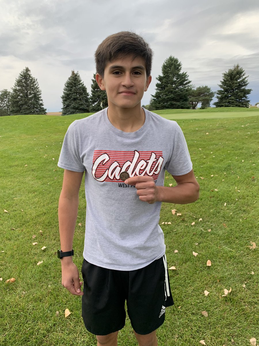 Congrats to WPB senior Edward Pena for finishing 12th at districts today and qualifiyingfor the state cross country meet in Kearney next Friday!!!