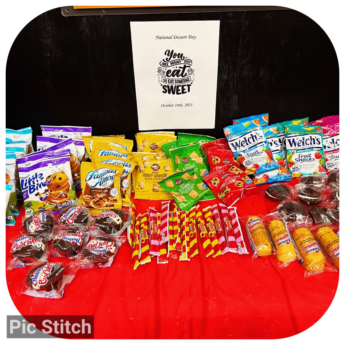 Lynn Portnoy (@lynn_thd) on Twitter photo Day 14 of #CAM2021: 🍰🍪🍬National Dessert Day🍰🍪🍬Just when you thought we couldn’t get any sweeter🤗! #GoodiesGalore #CAMandFriends #FrontEndStrong #EastWindsorWins Day 14 of #CAM2021: 🍰🍪🍬National Dessert Day🍰🍪🍬Just when you thought we couldn’t get any sweeter🤗! #GoodiesGalore #CAMandFriends #FrontEndStrong #EastWindsorWins
