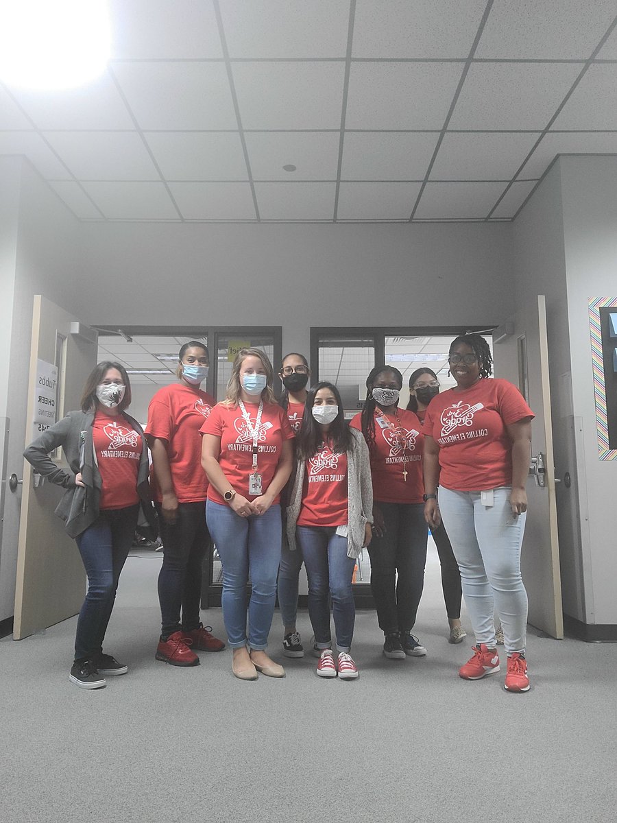 MrsTaylor7720's tweet photo. Repping our wonderful team today!!! #3rdGradeLife #RiseUp #CollinsTweets #Shocktober @ExplorersCol @cwatsonalief @MsKeegan3 @AliceaFabiola @MsGaleano3 @mslmunoz3 @Collins_trilogy @MsGonzalezDaph @_bosslady99 @AJ_bossbabe https://t.co/fYcKyzYy9T