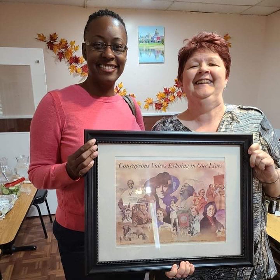 LCherene's tweet photo. Great lunch meeting w/Tri-County Federation of Democratic Women. Later, we canvassed in Derry Twp. #itstime #Pennsylvania #generalelection #nov2 #judge #dauphincounty #court #courthouse #lawyer #advocate #educator #integrity #compassion #experience #soundjudgment #derrytownship https://t.co/hxWbPgFmY8