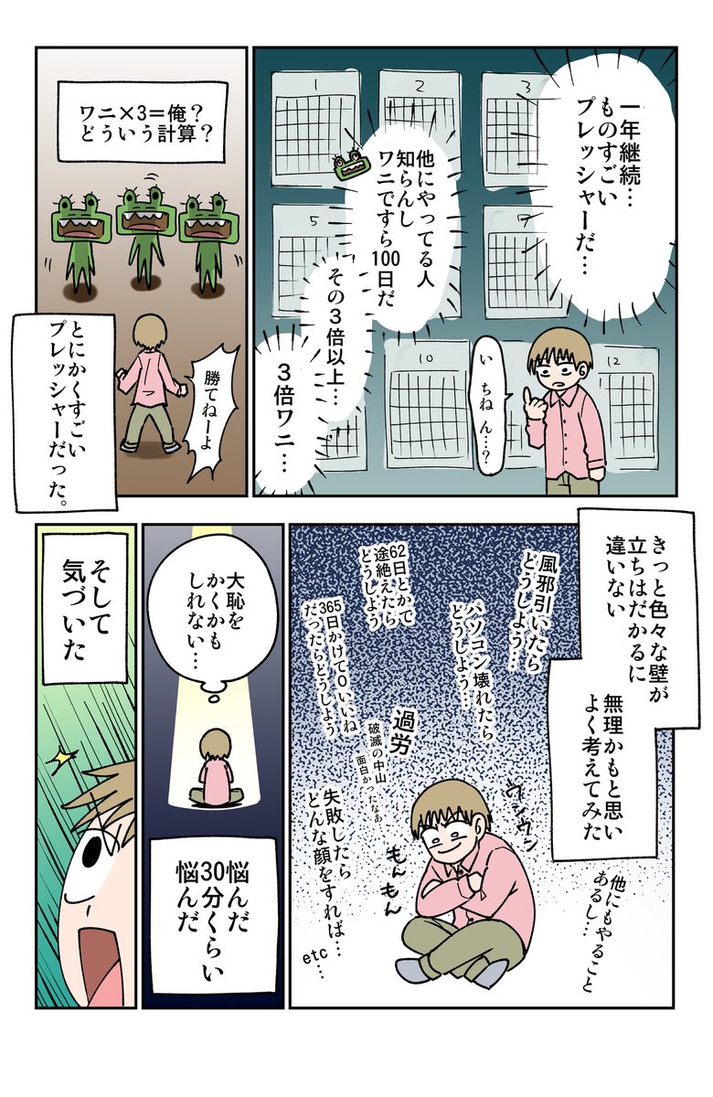 毎日マンガ投稿始めました(1/2) 