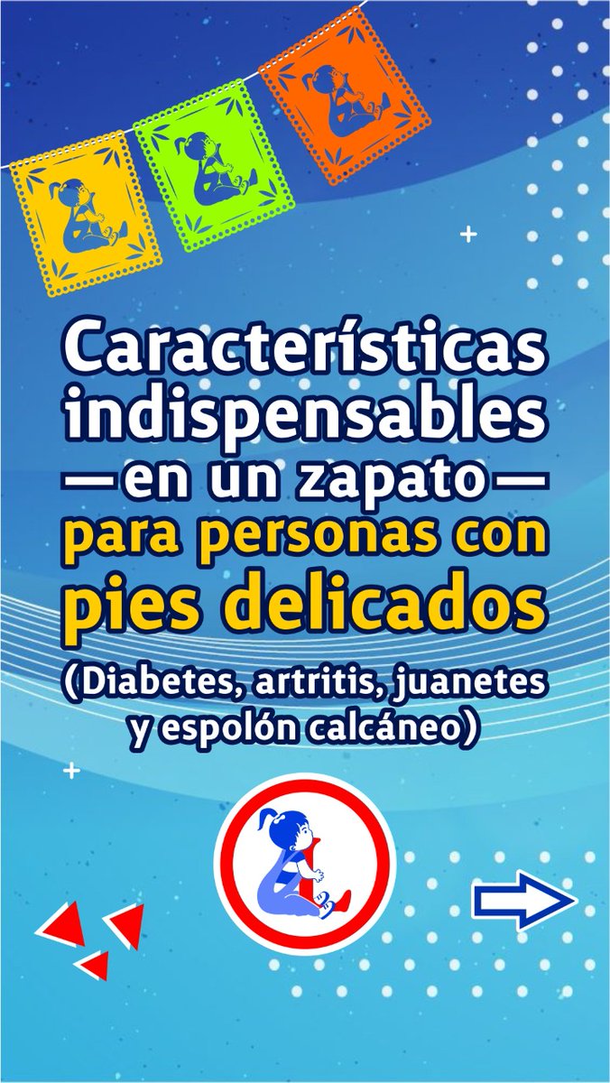zapateriaslili's tweet photo. Te compartimos algunas de las características indispensables que debe tener el calzado para pies delicados, así como marcas avaladas por la asociación mexicana de diabetes que cumplen con esto.
#ZapatosMujer #calzado #Shoes #Moda #ZapateriasLili #Onena #Clinicus #Diabetico https://t.co/1kuiKW9RbV