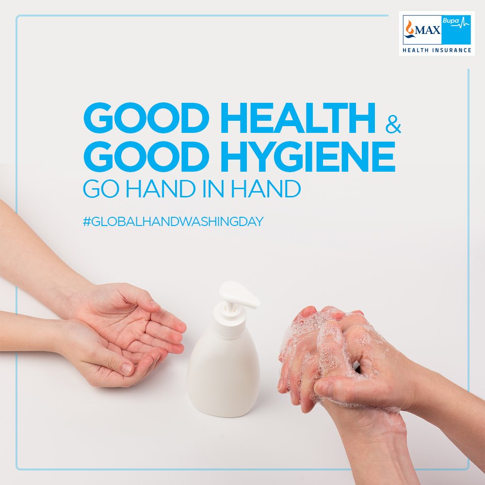 Niva_Bupa's tweet photo. A 20 second scrub is one easy way to secure your health, while the comprehensive coverage of a Max Bupa Health Insurance plan is another. Choose both on #GlobalHandwashingDay
#MaxBupaHealthInsurance https://t.co/Mkq2GALFJt