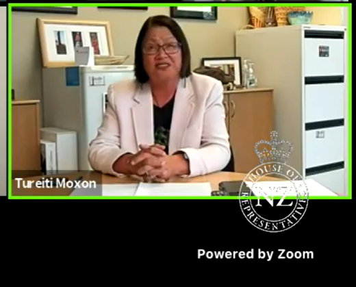 NUMA_NZ's tweet photo. #LIVE Our Chair Lady Tureiti Moxon to COVID-19 Public Health Response Amendment Bill (No 2) – Health Subcommittee B  "The inequities for Māori are far, far greater. We need to fight for every morsel we get - that's our reality out in the wilderness." #HealthSelectCommittee https://t.co/pFlBjTf5Wk