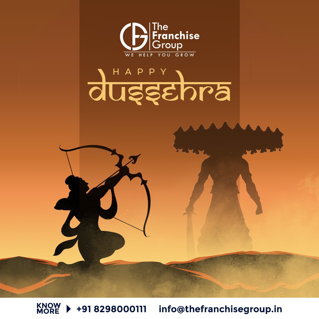 1franchisegroup's tweet photo. May God Ram keep lighting your path of success and may you achieve victory in every phase of life.
Happy Dussehra!

#dussehra #happydussehra #durgapuja #festival #india https://t.co/7bCNjw5w4G