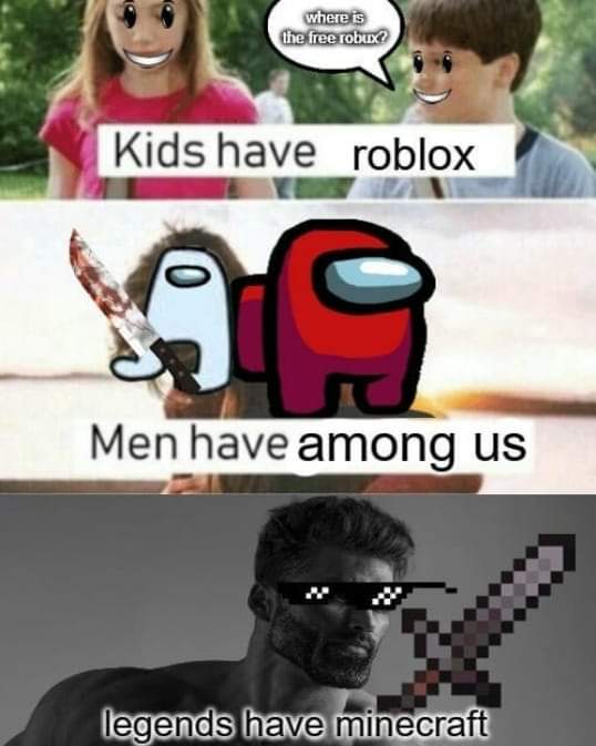 AMOGUS MEME - Roblox