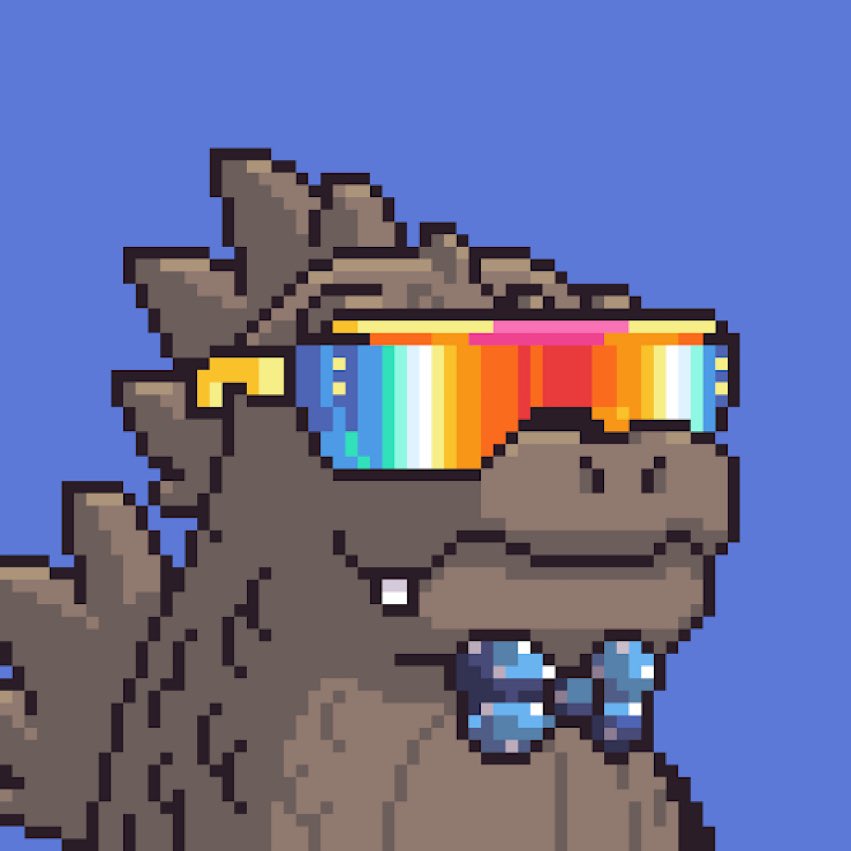 Kofsrabbithole's tweet photo. @KaijuKingz #3144. With those glasses and bow tie. https://t.co/ORl7LjRdsZ