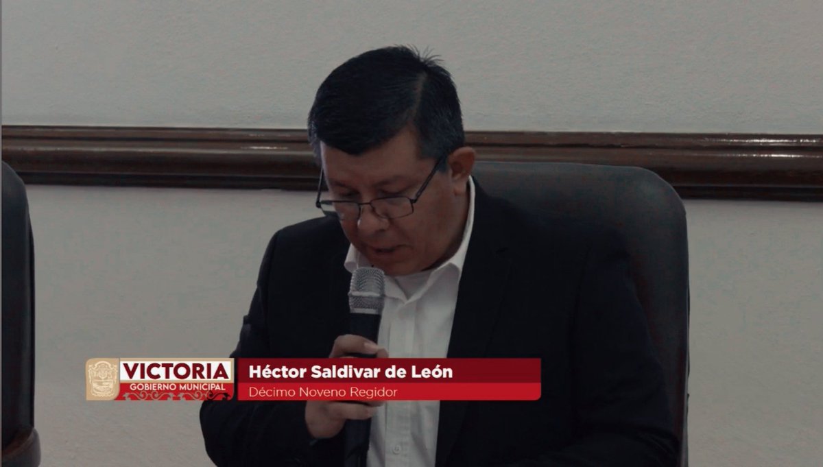 hector_saldi's tweet photo. Hoy participamos en la 2 sesión ordinaria donde aprobamos las comisiones permanentes, así también participe en la reseña del ing. Federico Julián Bonilla López, secretario de obras públicas municipales, y de quien se  tuvo su sencible pérdida.
#CiudadVictoria
#victoriaesdetodos https://t.co/2nJG2wh03B