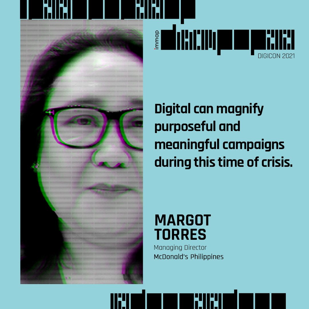 Margot Torres talks about the value of understanding the power of collaboration in tackling issues much bigger than us. #IMMAPDigiconPop2021