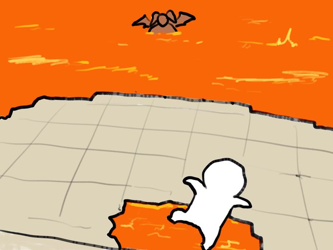 「no humans orange sky」 illustration images(Latest)｜5pages