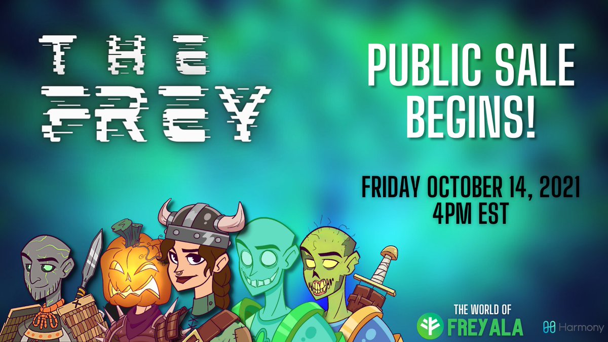 🚨 ANNOUNCEMENT! 🚨 

🎉 Giving away 2 Frey NFTs 🎉

👉 Follow us and like this post 

👉 Tag two friends 

👉 Retweet 

We will announce 2 winners Friday evening. 

Good luck! 🤞

#cleanNFT powered by <a href="/harmonyprotocol/">Harmony 💙</a> 🌱

#thefrey #harmonyone #harmonyprotocol #nft #nftcommunity