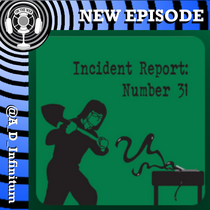 A_D_Infinitum's tweet image. from @IR31Pod

INCIDENT REPORT NUMBER 31
The Archivist works at the [REDACTED] Institute.

Ep4: Ideally Free Ranged and Well Loved, Wherever and Whatever You Get
The Archivist contemplates a possible meta plot.

#AudioDrama
open.spotify.com/episode/4W9Smc…