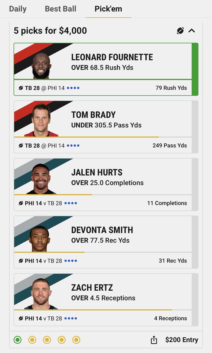 I have a very very very very small chance of turning this thing around…but there’s still a chance.