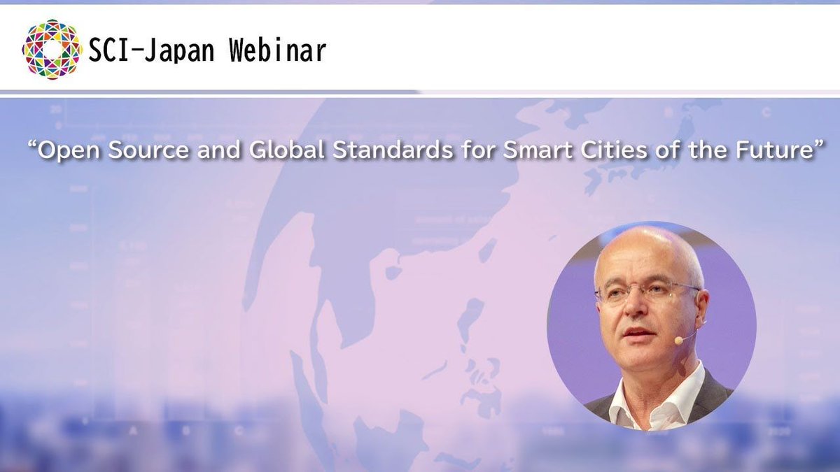 Webinar uploaded to YouTube:
"2021.10.05　Open Source and Global Standards for Smart Cities of the Future"
youtu.be/h47t135NcZA
Guest: Mr. Ulrich Ahle, CEO, FIWARE Foundation

#smartcity #FIWARE #GaiaX