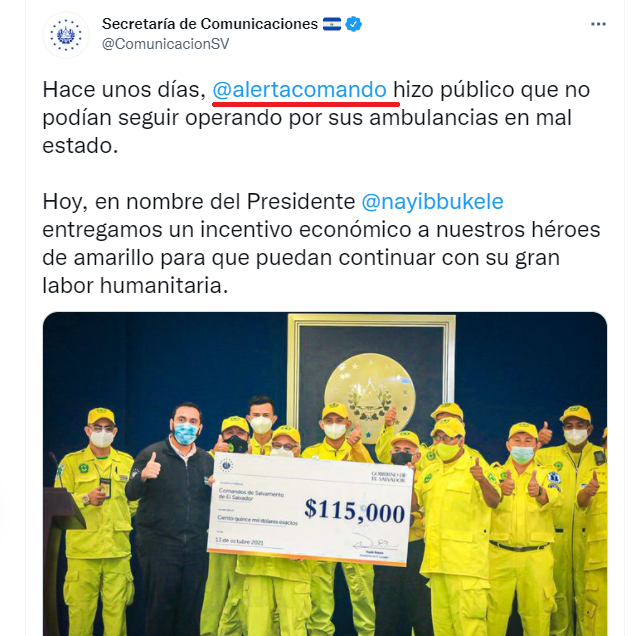 ChristianDiffer's tweet photo. SI UD PUEDE AYUDAR, SERA UN BUENA OPORTUNIDAD @CvsOficial 

Cruz Verde también están en proceso de reparar sus ambulancias y otras carencias.

⚠️La donación del Gob fue a Comandos de Salvamento, que estaba en igual situación https://t.co/yAVCgiq0eC