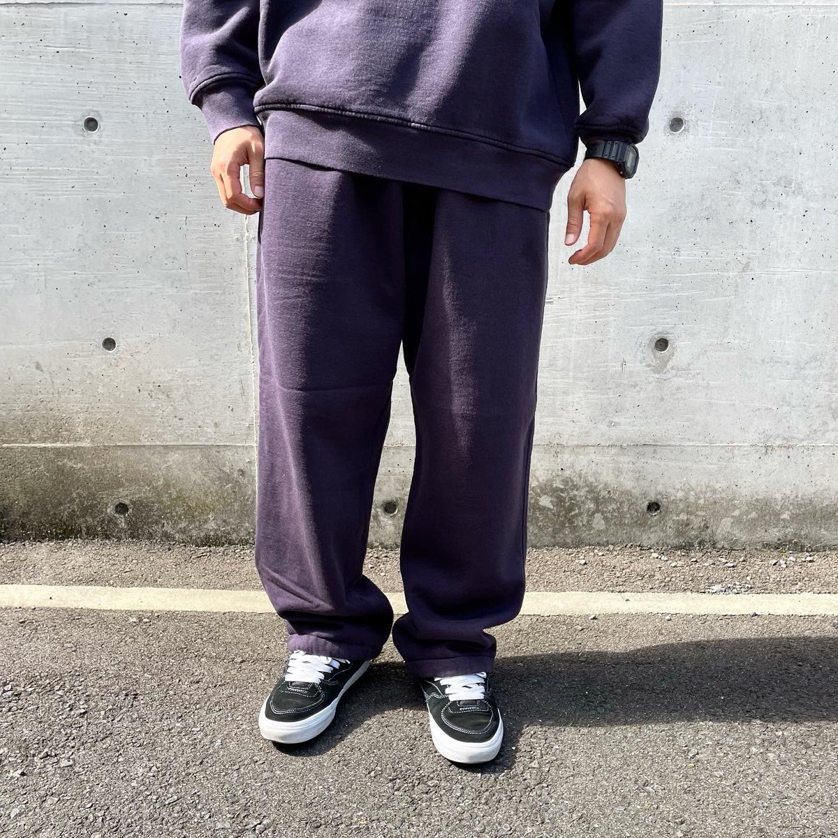 COMOLI 23aw コットン吊裏毛パンツ size1 スウェットパンツ