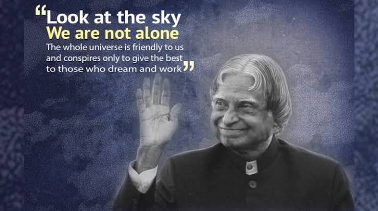 महान वैज्ञानिक,पूर्व राष्ट्रपति,मिसाइल मैन,भारत रत्न डॉ.एपीजे अब्दुल कलाम जी की जयंती पर उन्हें शत शत नमन ।